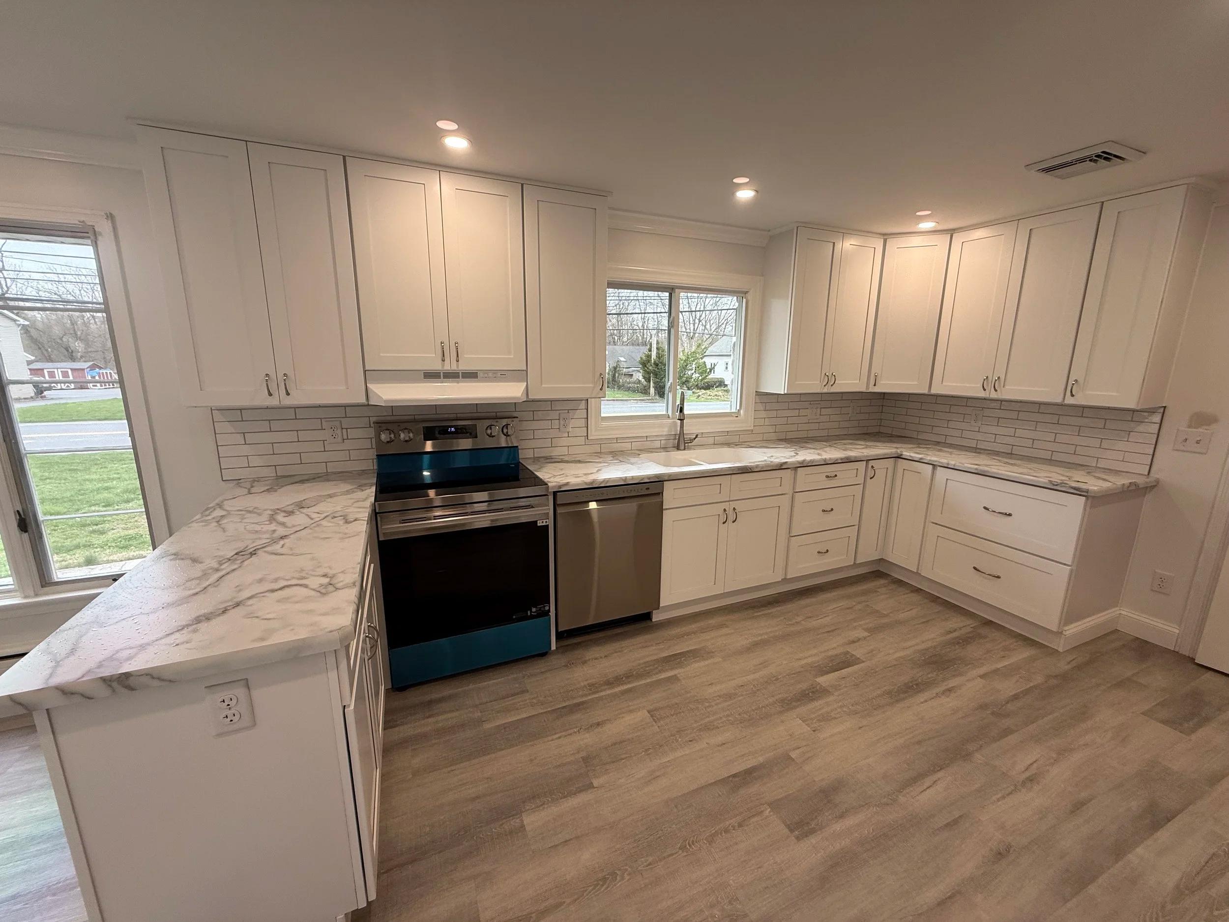 White Shaker Kitchen Renovation